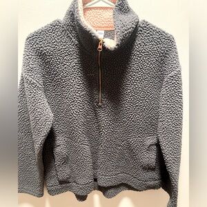 Gray and pink old navy pullover